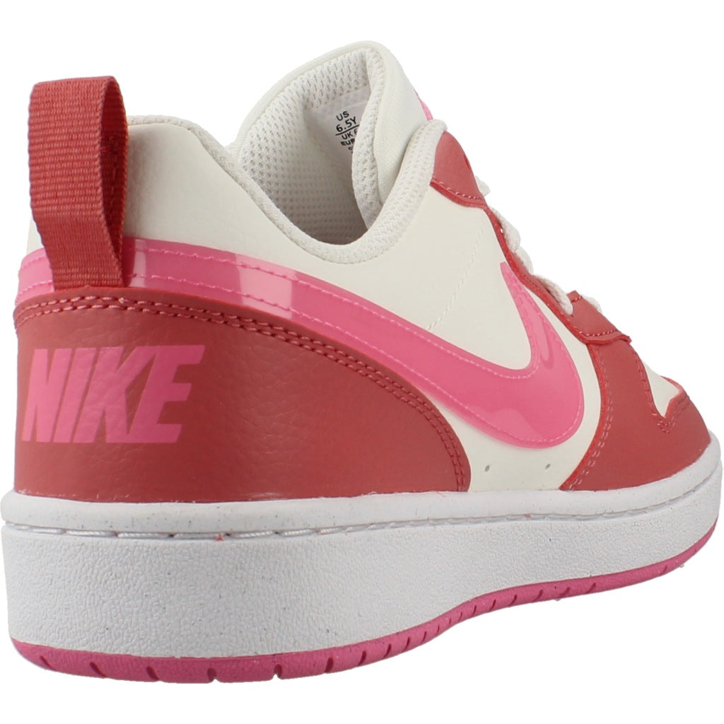 NIKE COURT BOROUGH LOW JES GS en color ROSA  (3)