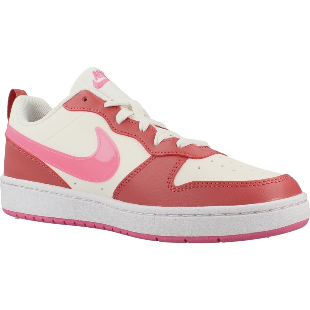NIKE COURT BOROUGH LOW JES GS en color ROSA  (5)