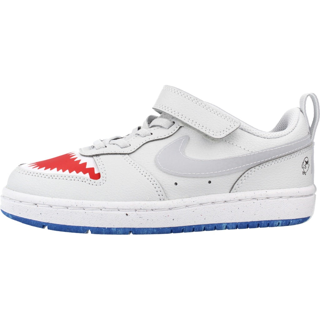 NIKE COURT BOROUGH LOW LILS PSV en color GRIS  (2)