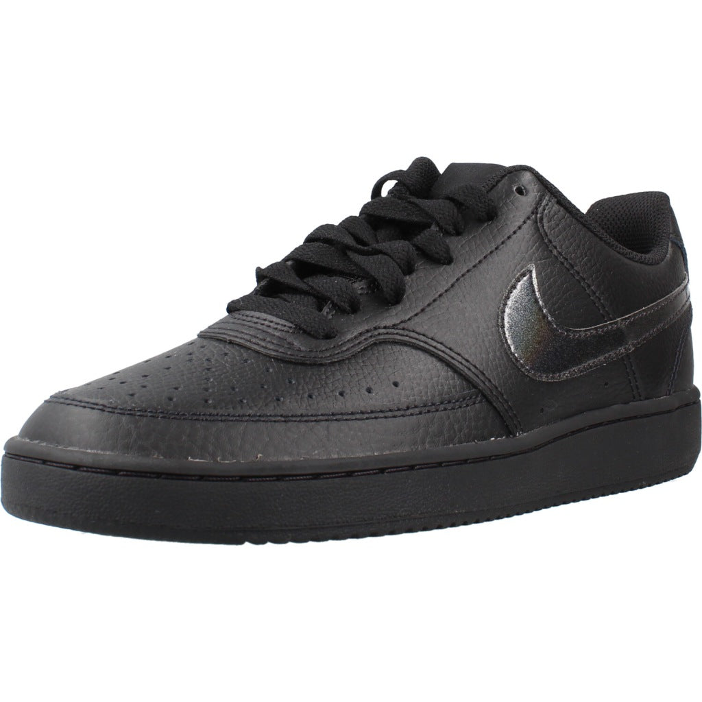 NIKE WMNS NIKE COURT VISION LOW en color NEGRO  (1)