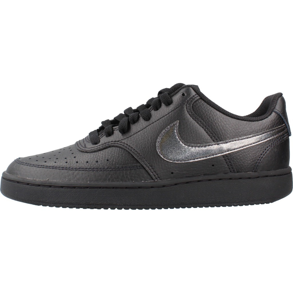NIKE WMNS NIKE COURT VISION LOW en color NEGRO  (2)
