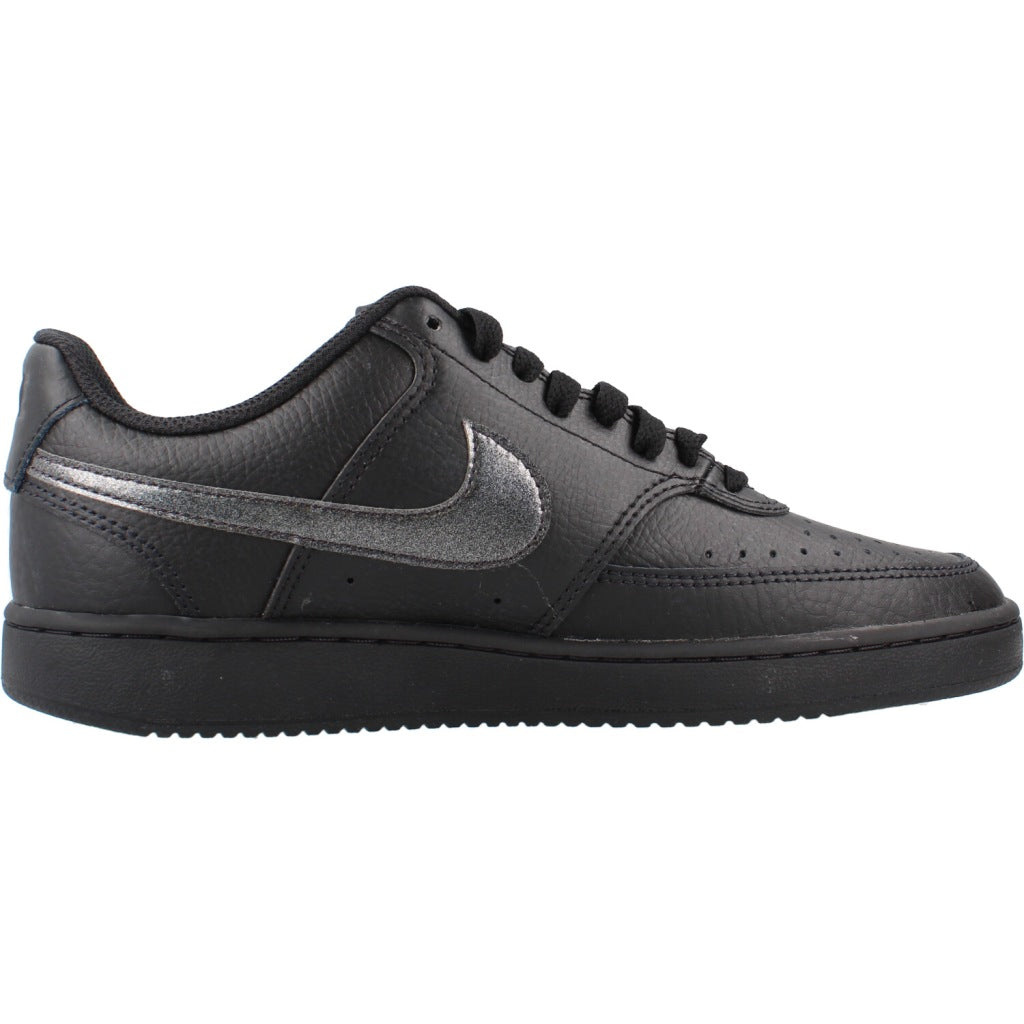 NIKE WMNS NIKE COURT VISION LOW en color NEGRO  (4)