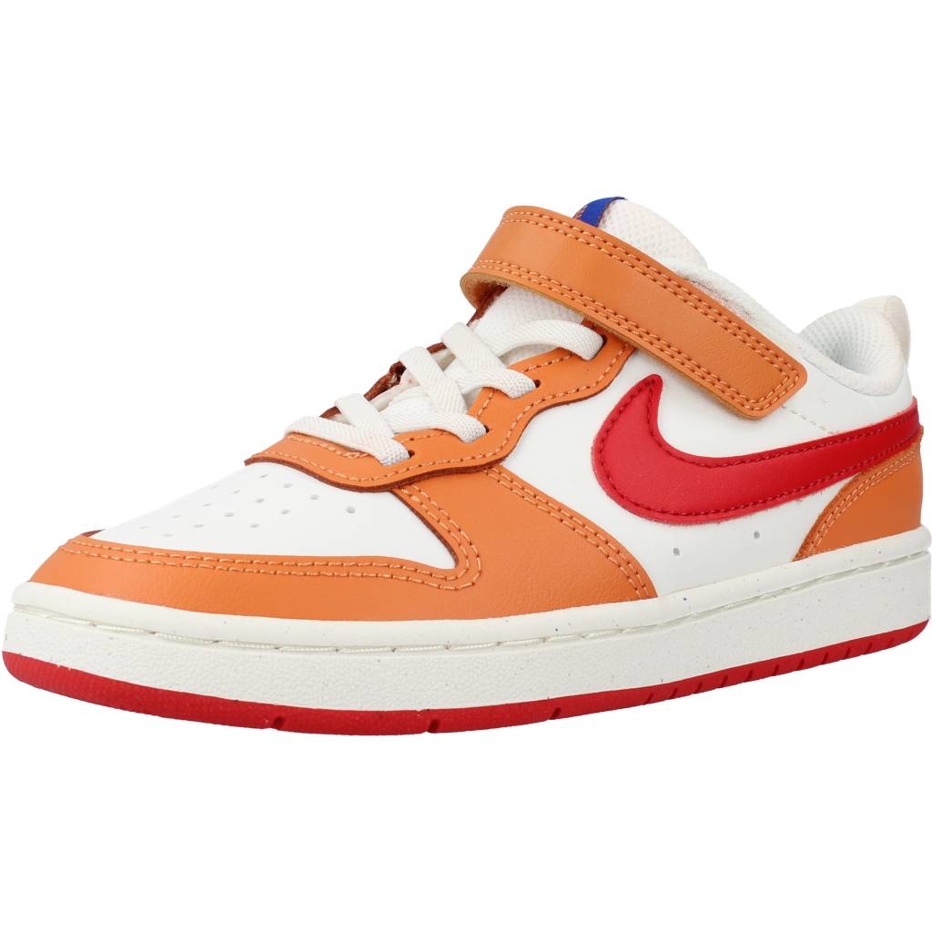 NIKE COURT BOROUGH LOW  PS A en color NARANJA  (1)