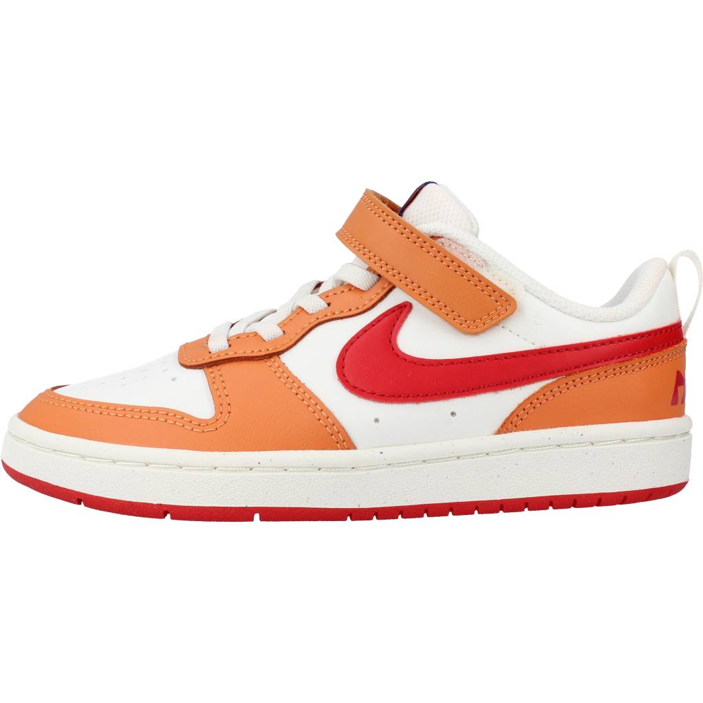 NIKE COURT BOROUGH LOW  PS A en color NARANJA  (2)