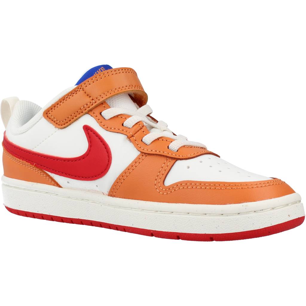 NIKE COURT BOROUGH LOW  PS A en color NARANJA  (5)