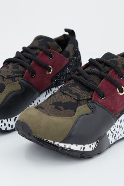STEVE MADDEN SNEAKER CORDONES en color MULTICOLOR  (2)