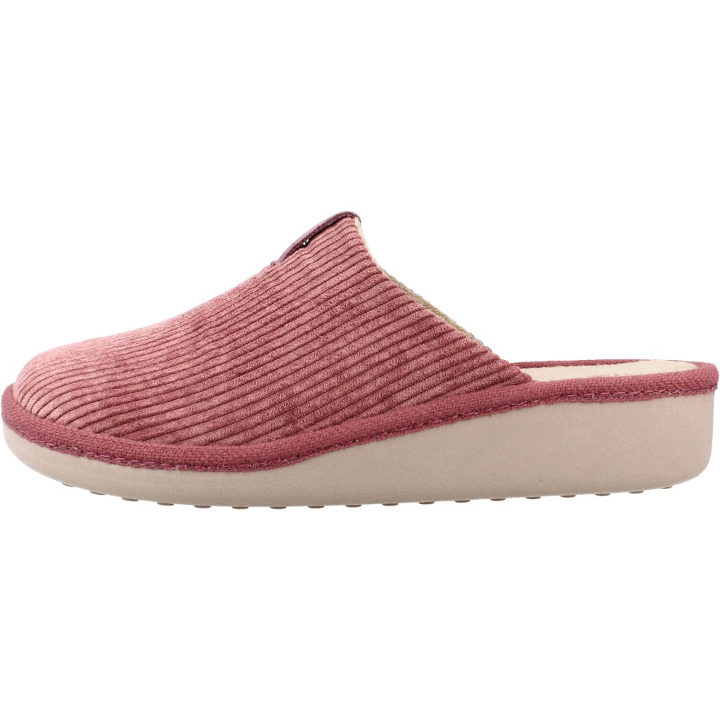 VULLADI   ZAPATILLAS HOGAR en color ROSA  (2)