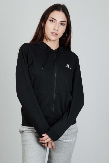 CONVERSE CLASSIC HOODIE en color NEGRO  (1)