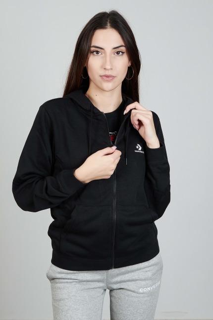 CONVERSE CLASSIC HOODIE en color NEGRO  (2)