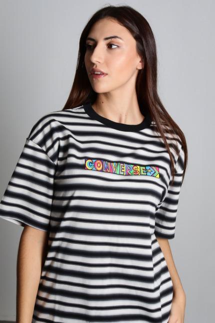 CONVERSE COLOR RANGE C&S TEE en color NEGRO  (4)