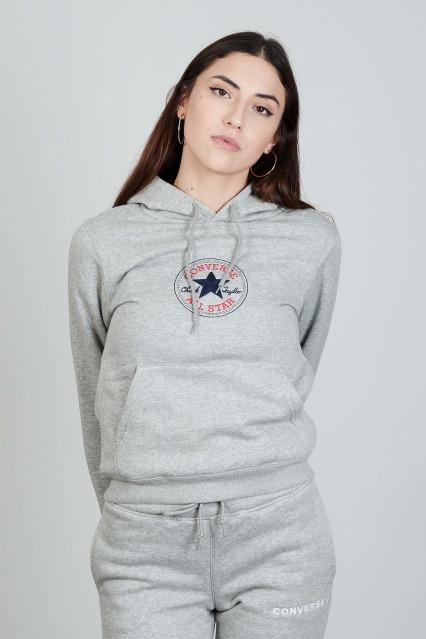 CONVERSE CHUCK PATCH CORE HOODIE B en color GRIS  (1)