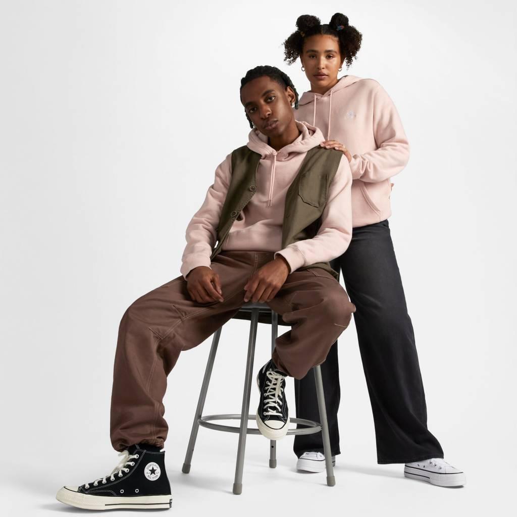 CONVERSE STAR CHEVRON HOODIE BB en color ROSA  (4)