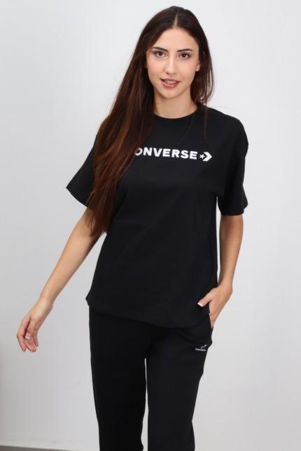 CONVERSE WORDMARK OVERSIZED TEE en color NEGRO  (1)
