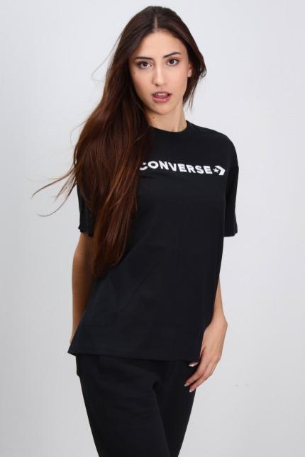 CONVERSE WORDMARK OVERSIZED TEE en color NEGRO  (2)