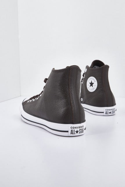 CONVERSE CHUCK TAYLOR ALL STAR TUMBLED LEATHER en color MARRON  (2)