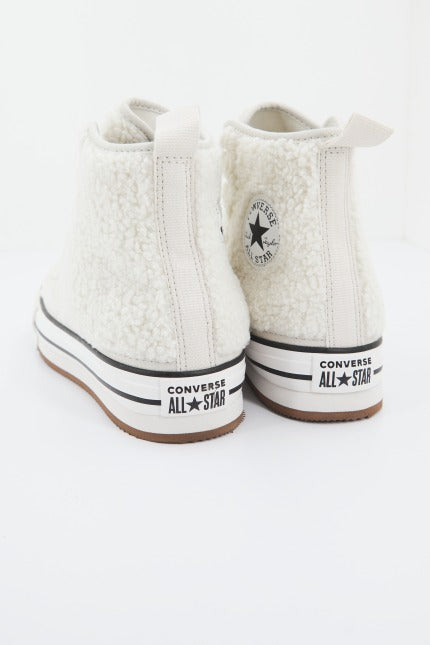 CONVERSE EVA LIFT PLATFORM SHERPA en color BLANCO  (3)