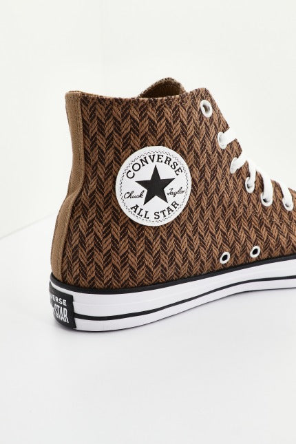 CONVERSE CHUCK TAYLOR ALL STAR HERRINGBON en color MARRON  (2)