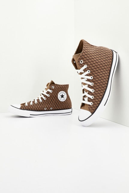 CONVERSE CHUCK TAYLOR ALL STAR HERRINGBON en color MARRON  (4)