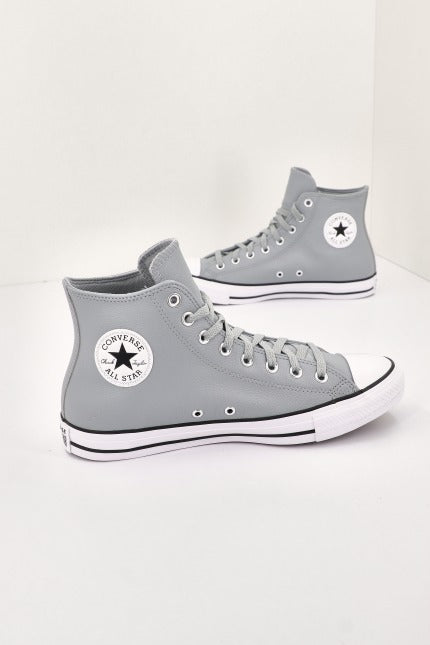 CONVERSE CHUCK TAYLOR ALL STAR TUMBLED LEATHER en color GRIS  (1)