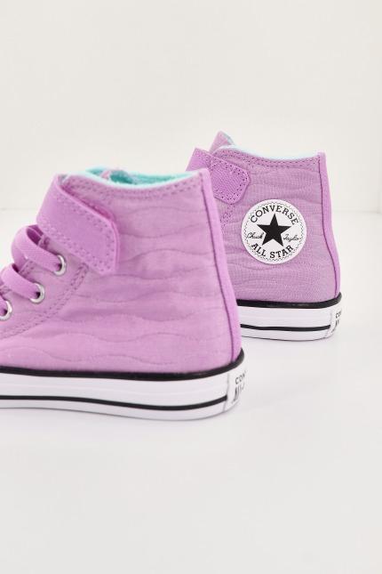 CONVERSE Chuck Taylor All Star Easy-On Quilted Jacquard en color ROSA  (3)