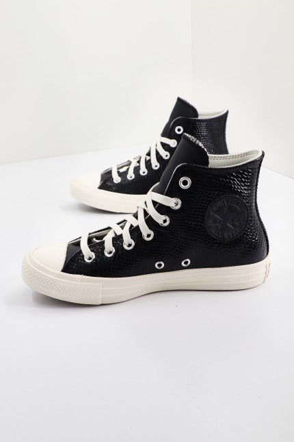 CONVERSE Chuck Taylor All Star Croco Embossed en color NEGRO  (1)