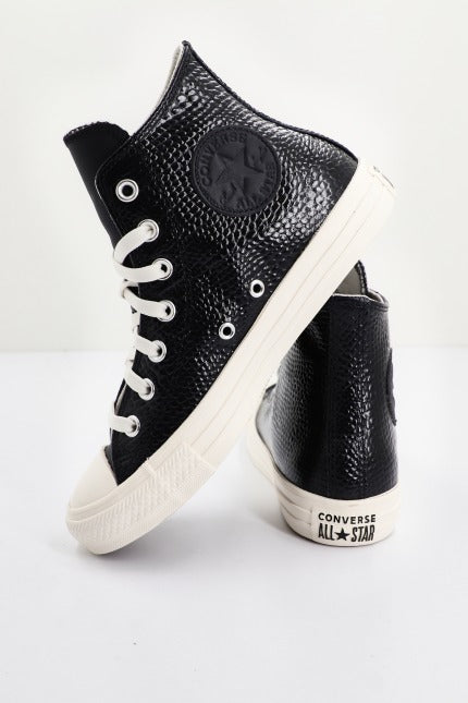 CONVERSE Chuck Taylor All Star Croco Embossed en color NEGRO  (2)