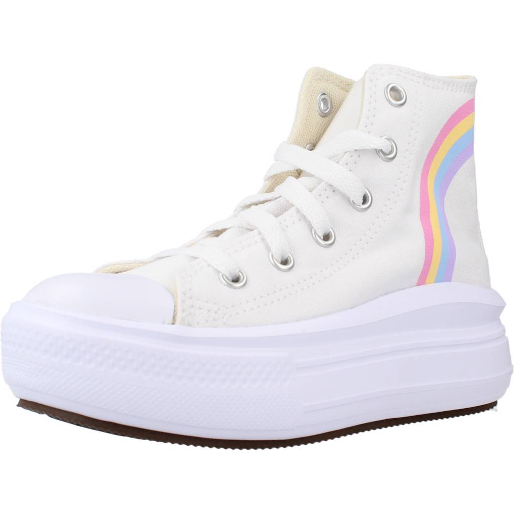 CONVERSE CHUCK TAYLOR ALL STAR MOVE HI en color BLANCO  (1)