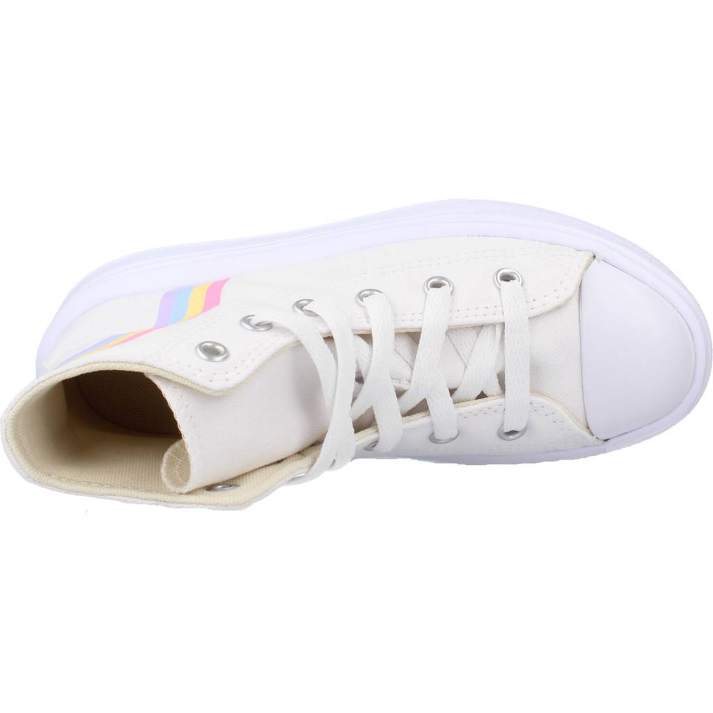 CONVERSE CHUCK TAYLOR ALL STAR MOVE HI en color BLANCO  (7)