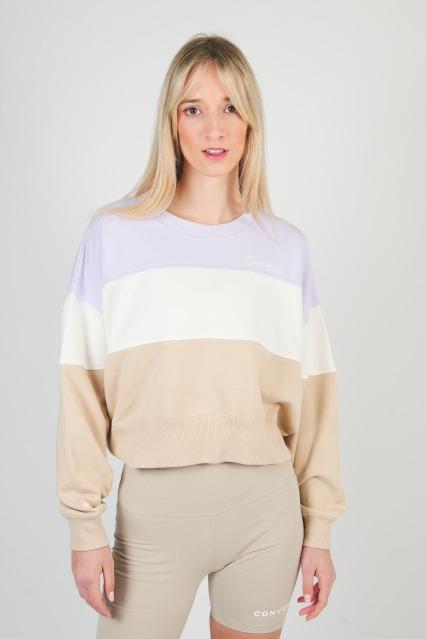 CONVERSE BLOCKED CREW en color VIOLETA  (1)