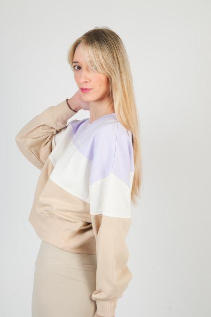 CONVERSE BLOCKED CREW en color VIOLETA  (3)