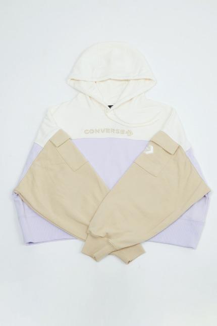 CONVERSE FASHION CROP HOODIE en color VIOLETA  (2)