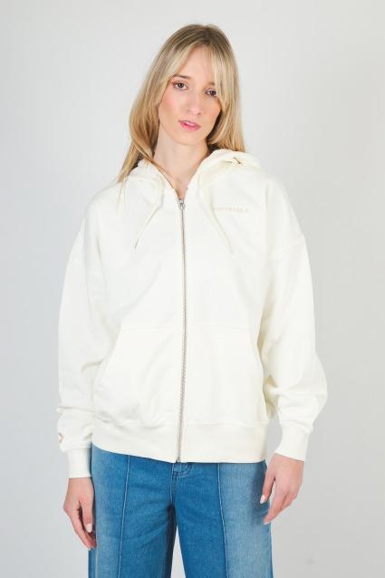 CONVERSE OS FULL ZIP HOODIE en color BEIS  (1)