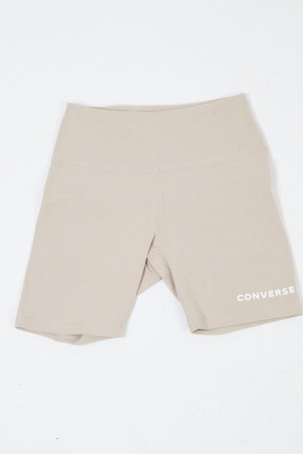 CONVERSE WORDMARK BIKE SHORT en color BEIS  (2)