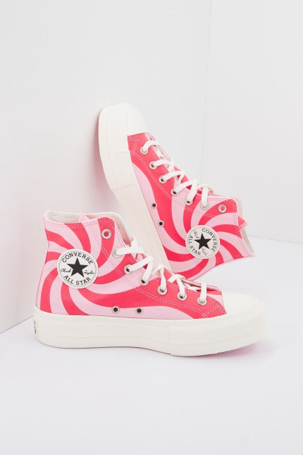 CONVERSE CHUCK TAYLOR  ALL STAR LIFT PLATFORM COLOR CANDY en color ROSA  (1)
