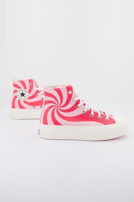 CONVERSE CHUCK TAYLOR  ALL STAR LIFT PLATFORM COLOR CANDY en color ROSA  (2)