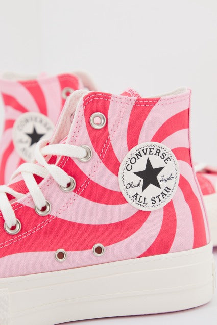 CONVERSE CHUCK TAYLOR  ALL STAR LIFT PLATFORM COLOR CANDY en color ROSA  (4)