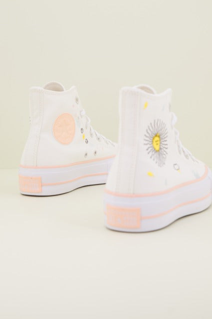 CONVERSE CHUCK TAYLOR ALL STAR LIFT HI en color BLANCO  (3)