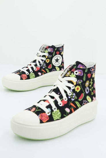 CONVERSE CHUCK TAYLOR ALL STAR MOVE HI en color NEGRO  (2)