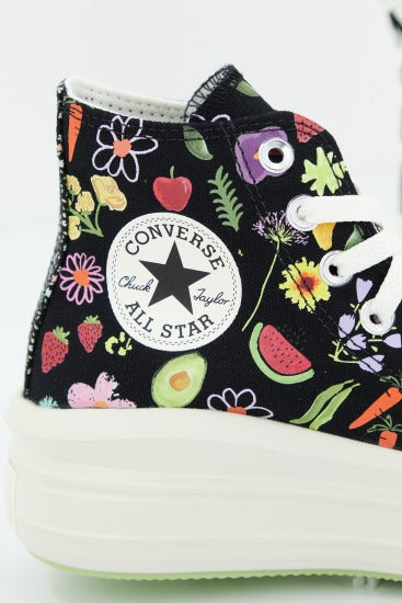CONVERSE CHUCK TAYLOR ALL STAR MOVE HI en color NEGRO  (4)