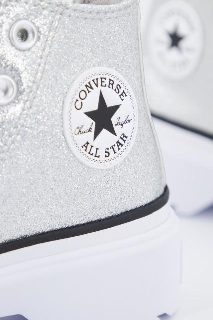 CONVERSE CHUCK TAYLOR ALL STAR EVA LIFT HI en color PLATA  (4)
