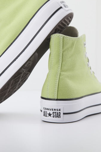 CONVERSE CHUCK TAYLOR  ALL STAR LIFT PLATFORM SEASONAL COLOR en color VERDE  (4)