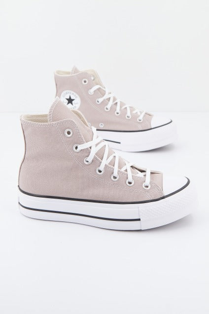 CONVERSE CTAS LIFT HI en color MARRON CLARO  (2)