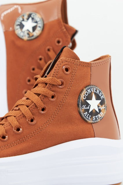 CONVERSE CHUCK TAYLOR ALL STAR MOVE HI en color MARRON  (4)