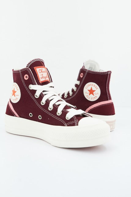 CONVERSE CHUCK TAYLOR ALL STAR en color BURDEOS  (1)