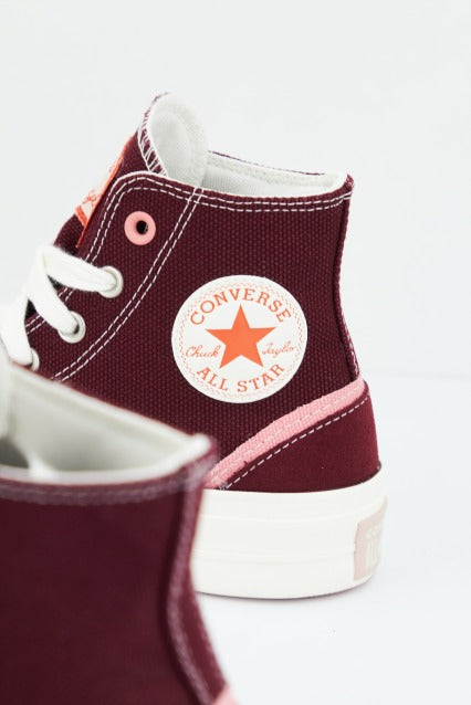 CONVERSE CHUCK TAYLOR ALL STAR en color BURDEOS  (4)