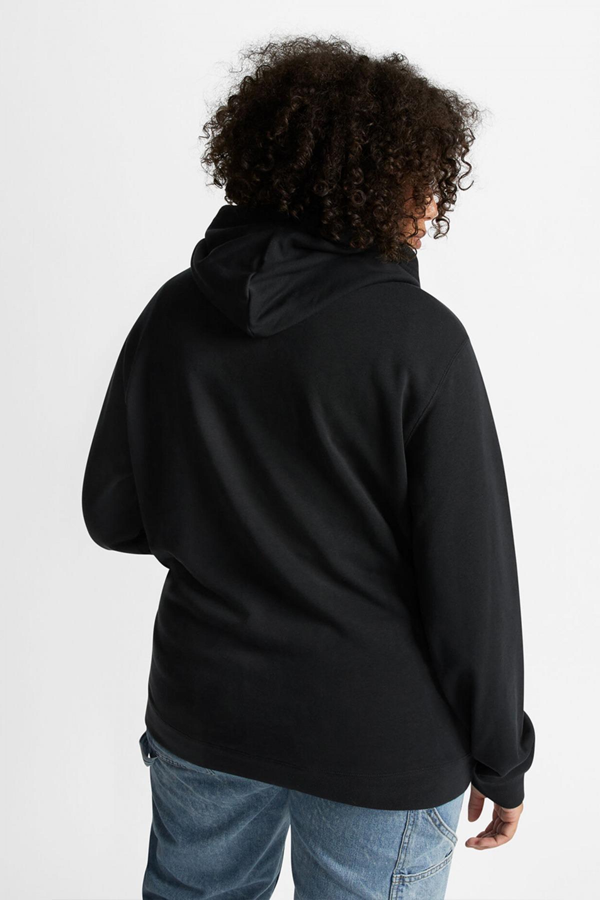 CONVERSE STAR CHEVRON HOODIE FT en color NEGRO  (2)