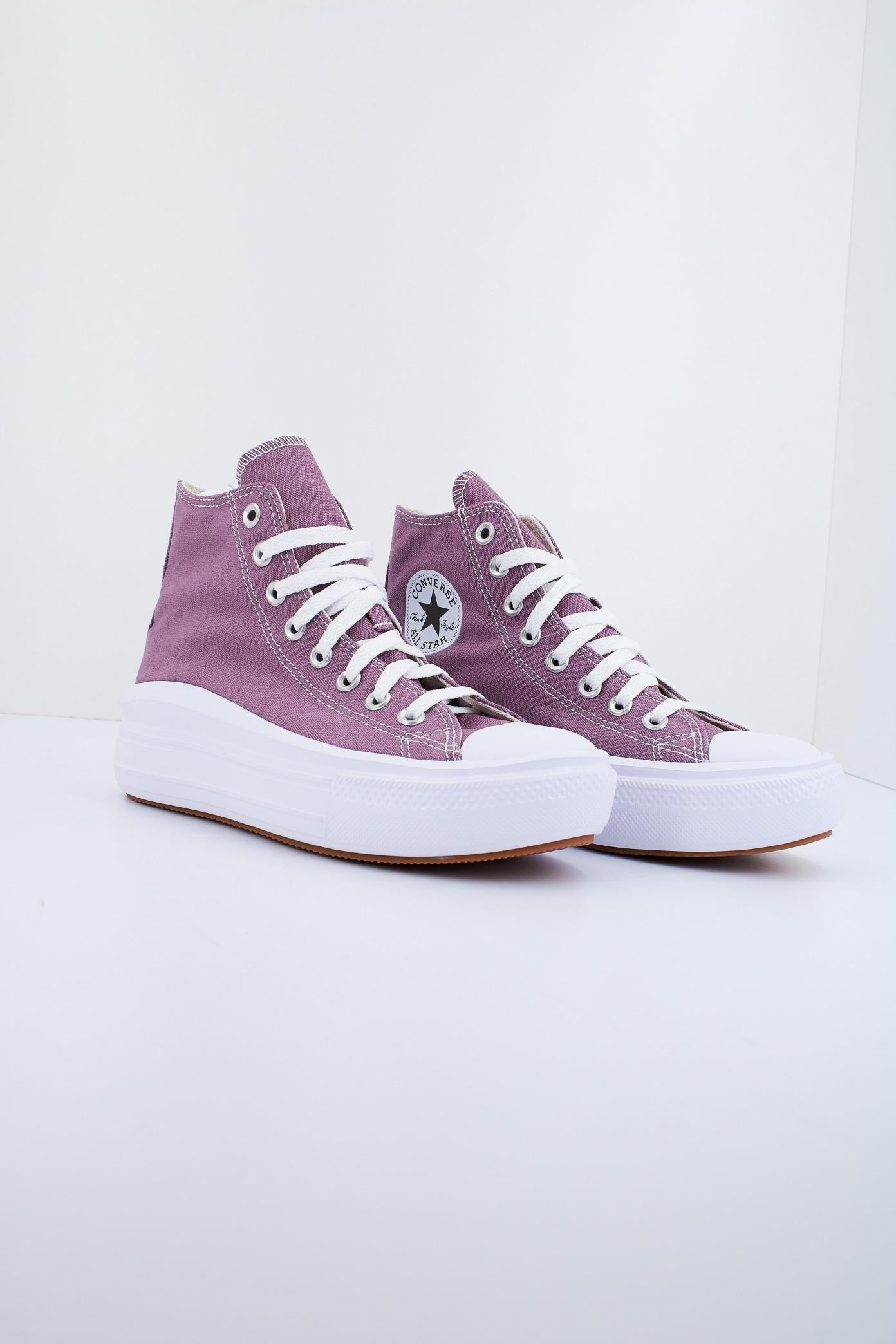 CONVERSE CHUCK TAYLOR ALL STAR MOVE HI en color VIOLETA  (2)
