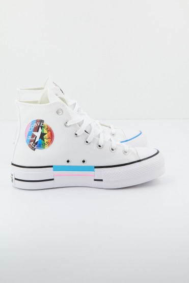 CONVERSE CHUCK TAYLOR ALL STAR LIFT HI en color BLANCO  (2)