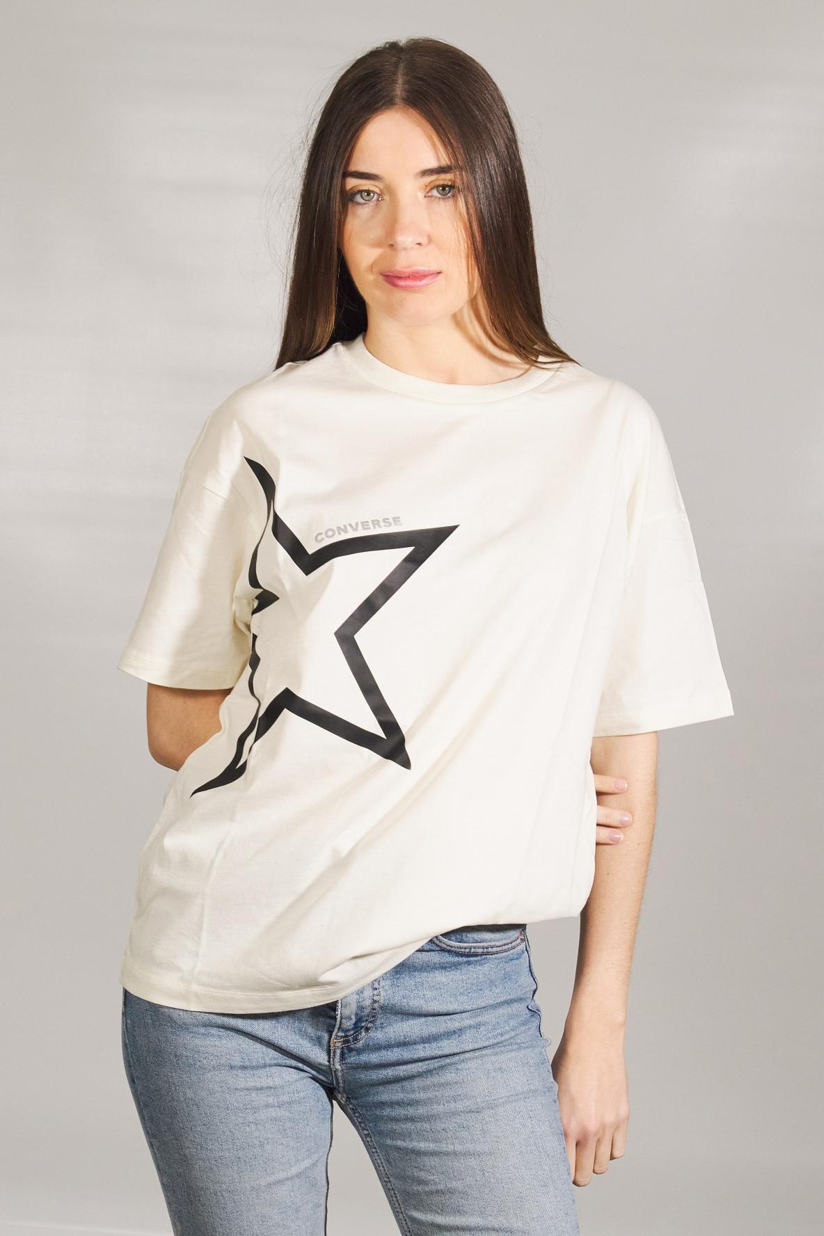 CONVERSE CHUCK RELAXED TEE en color BLANCO  (1)
