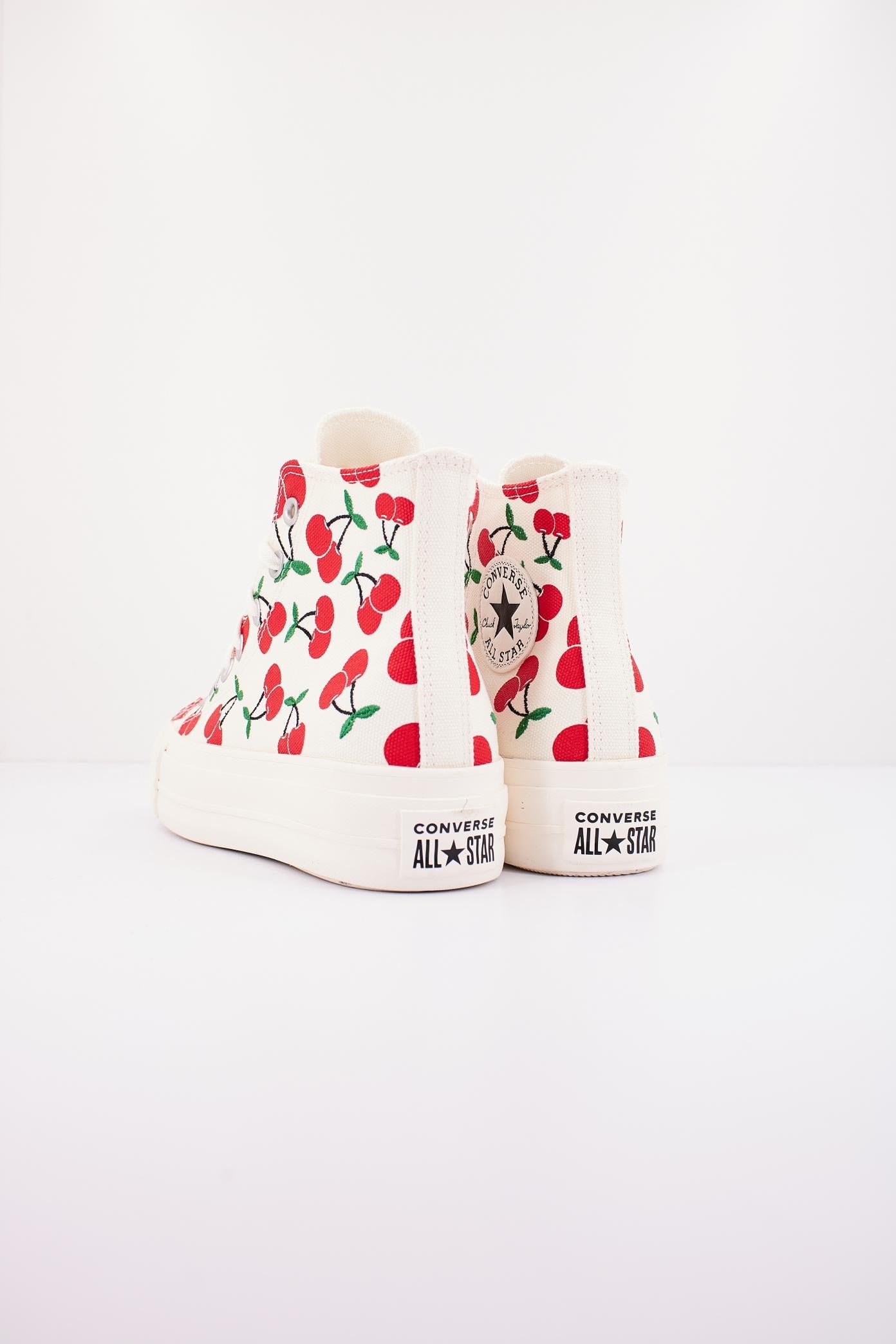 CONVERSE CHUCK TAYLOR ALL STAR LIFT PLATFORM CHERRIES en color BLANCO  (3)